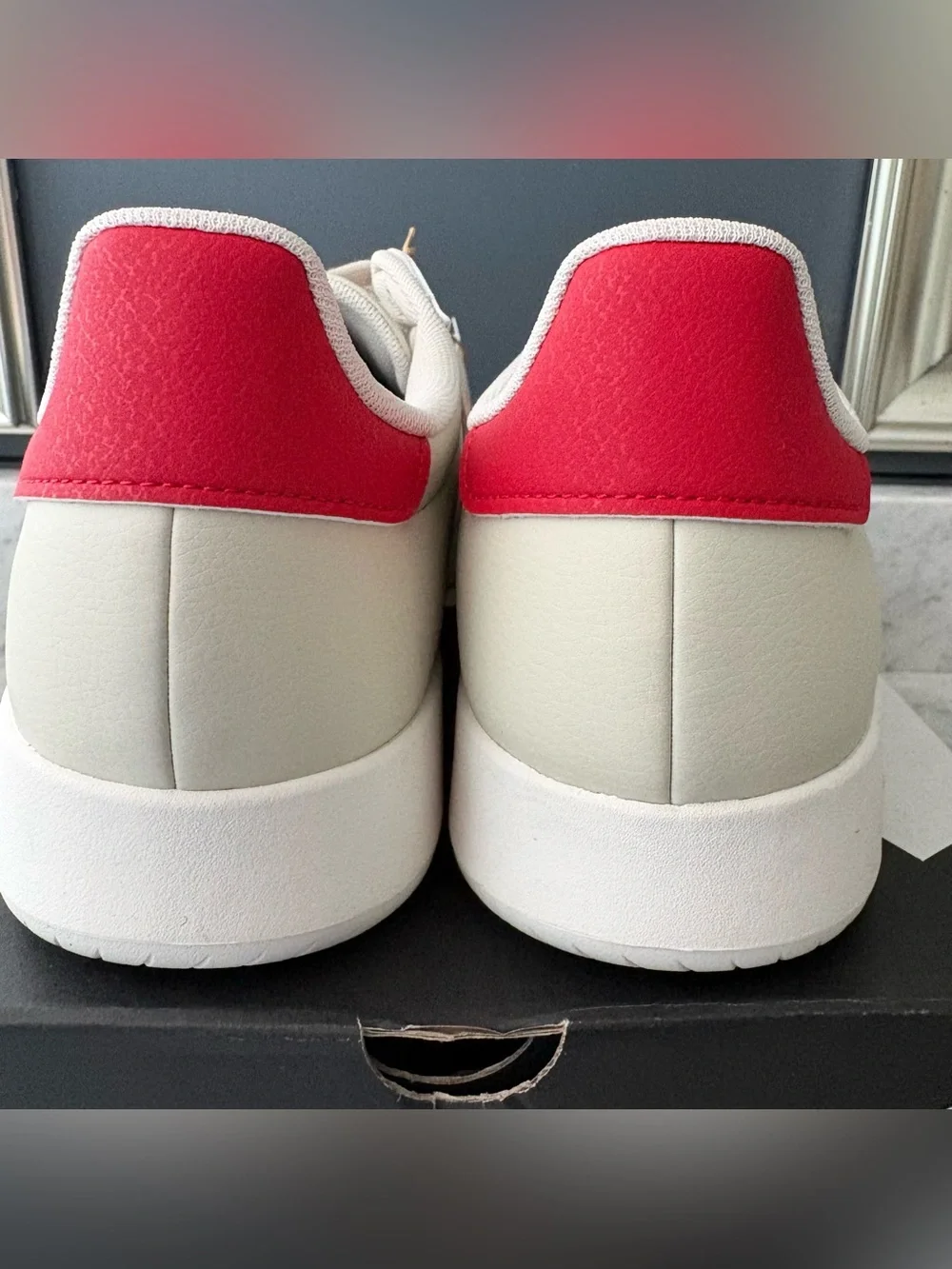 adidas Barreda Decode Scarlet Red Cream Lace Up Sneakers Men’s Shoe 11.5 or 10.5